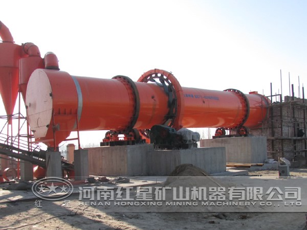 烘干機現(xiàn)場
